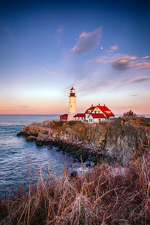 Portland Head Light Sunset