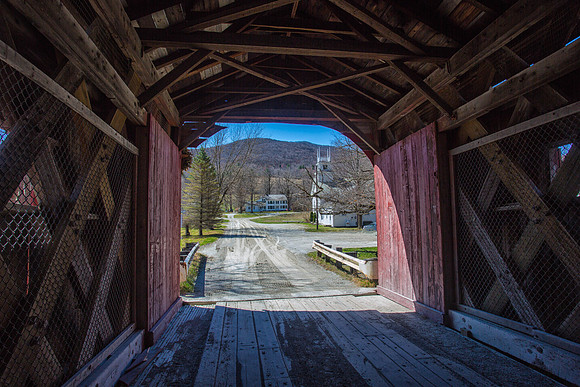 Through the bridge to Norman Rockwell's Home