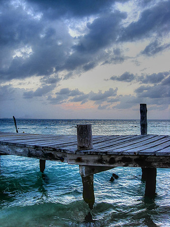 Stormy Pier