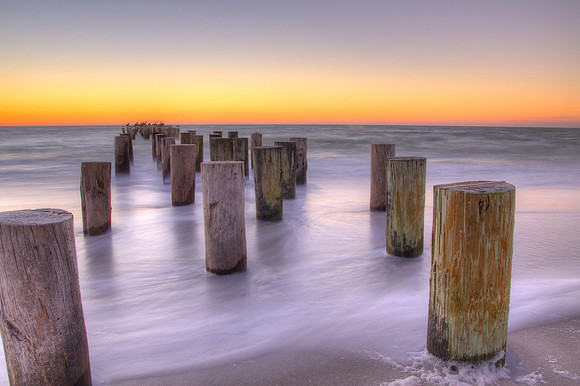Sunset at Old Naples Pier