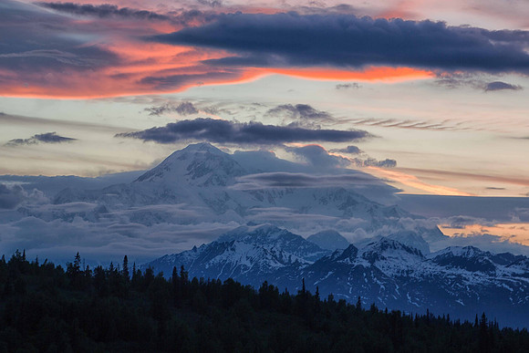Mt. Mckinley at dusk