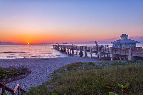 Juno Beach Pier Sunrise